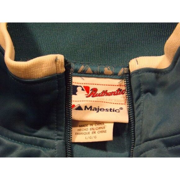 World Series 2011 MLB Majestic Jacket Men Sz L Authentic Full Zip Baseball Sport - Picture 7 of 8
